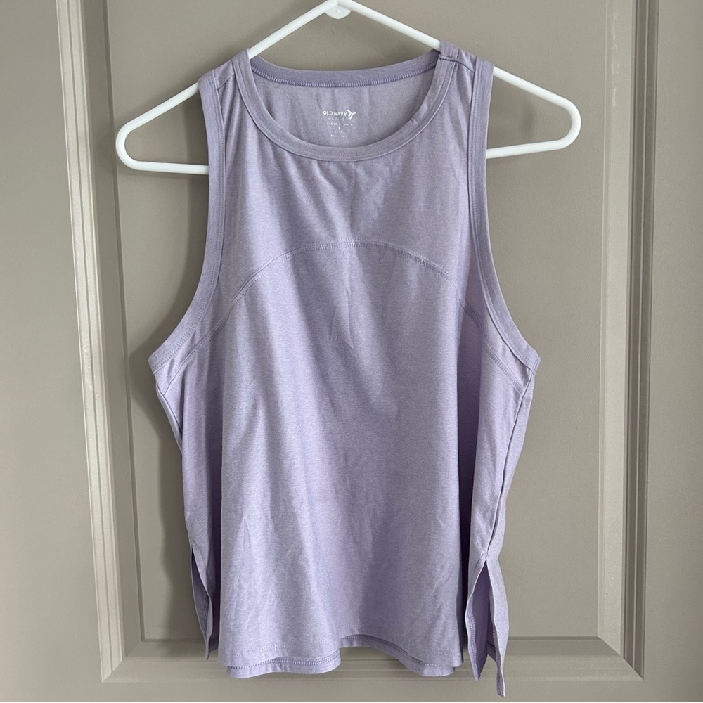 Athletic tank: Cloud Motion slub knit tank top